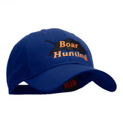 Boar Hunting Embroidered Low Profile Cap