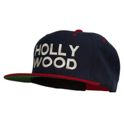 Hollywood Embroidered Two Tone Snapback Cap