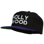 Hollywood Embroidered Two Tone Snapback Cap