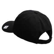 US Marine Corps Design Embroidered 6 Panel Unstructured Cotton Twill Cap Made in USA - Black OSFM