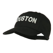 Houston Embroidered Cotton Twill Snapback Cap