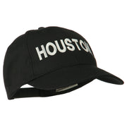 Houston Embroidered Cotton Twill Snapback Cap