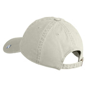 US Air Force with Wing Embroidered Pigment Dyed Cap - Stone Grey OSFM
