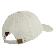 US Air Force with Wing Embroidered Pigment Dyed Cap - Stone Grey OSFM
