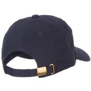 Chess Rook Embroidered Unstructured Washed Cap