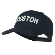 Houston Embroidered Cotton Twill Snapback Cap