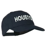 Houston Embroidered Cotton Twill Snapback Cap