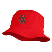 Jersery New Orleans Embroidered Unisex Multipurpose Crushable Cotton Twill Bucket Hat - Red M