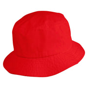 Jersery New Orleans Embroidered Unisex Multipurpose Crushable Cotton Twill Bucket Hat - Red M