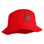 Jersery New Orleans Embroidered Unisex Multipurpose Crushable Cotton Twill Bucket Hat - Red M