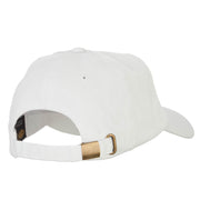 Chess Rook Embroidered Unstructured Washed Cap