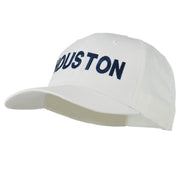 Houston Embroidered Cotton Twill Snapback Cap