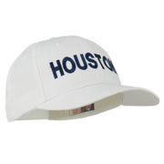 Houston Embroidered Cotton Twill Snapback Cap