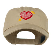 Image of Heart Arrow Embroidered Cap