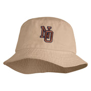 Jersery New Orleans Embroidered Unisex Multipurpose Crushable Cotton Twill Bucket Hat - Khaki M