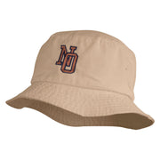 Jersery New Orleans Embroidered Unisex Multipurpose Crushable Cotton Twill Bucket Hat - Khaki M