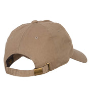 Chess Rook Embroidered Unstructured Washed Cap