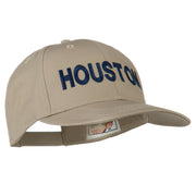 Houston Embroidered Cotton Twill Snapback Cap