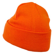 Halloween Excited Jack o Lantern Embroidered Long Beanie