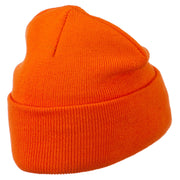 Halloween Excited Jack o Lantern Embroidered Long Beanie