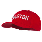 Houston Embroidered Cotton Twill Snapback Cap