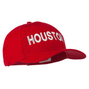 Houston Embroidered Cotton Twill Snapback Cap