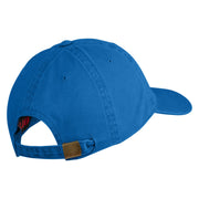 US Air Force with Wing Embroidered Pigment Dyed Cap - Royal OSFM