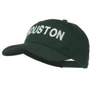 Houston Embroidered Cotton Twill Snapback Cap