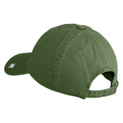US Air Force with Wing Embroidered Pigment Dyed Cap - Olive OSFM