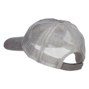 Swordfish Embroidered Washed Trucker Cap