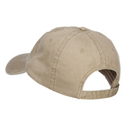 Canada Heart Flag Embroidered Washed Cap