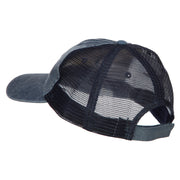 Swordfish Embroidered Washed Trucker Cap