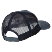 Swordfish Embroidered Washed Trucker Cap