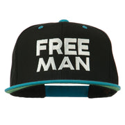 Halloween Freeman Embroidered Snapback Cap