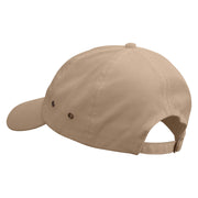 Stag Beetle Embroidered Normal Dyed Washed Caps - Khaki OSFM