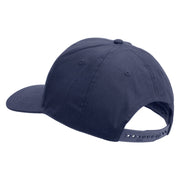 Licensed Army Aviator Veteran Embroidered Solid Cotton Twill Pro Style Cap - Navy OSFM