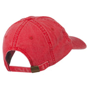 18th Hole Flag for Golf Embroidered Washed Cap