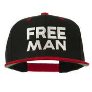 Halloween Freeman Embroidered Snapback Cap