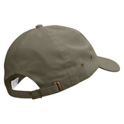 Stag Beetle Embroidered Normal Dyed Washed Caps - Olive OSFM