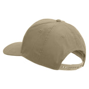 Licensed Army Aviator Veteran Embroidered Solid Cotton Twill Pro Style Cap - Khaki OSFM