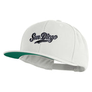 Baseball San Diego Embroidered Wool Blend Prostyle Snapback Cap - Natural OSFM
