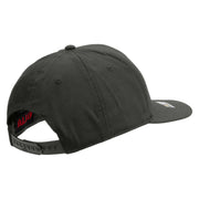 Licensed Army Aviator Veteran Embroidered Solid Cotton Twill Pro Style Cap - Charcoal OSFM