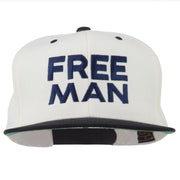 Halloween Freeman Embroidered Snapback Cap