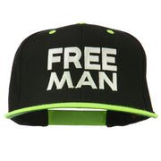 Halloween Freeman Embroidered Snapback Cap