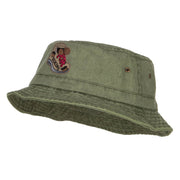 Hiking Shoes Patched Washed Bucket Hat