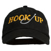 Hook Up Fishing Embroidered Low Profile Cap