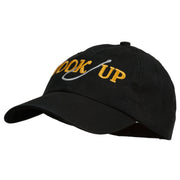 Hook Up Fishing Embroidered Low Profile Cap