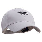 Ethereal Aviation Embroidered Low Profile Structured Cap - Grey OSFM