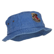 Hiking Shoes Patched Washed Bucket Hat