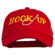 Hook Up Fishing Embroidered Low Profile Cap